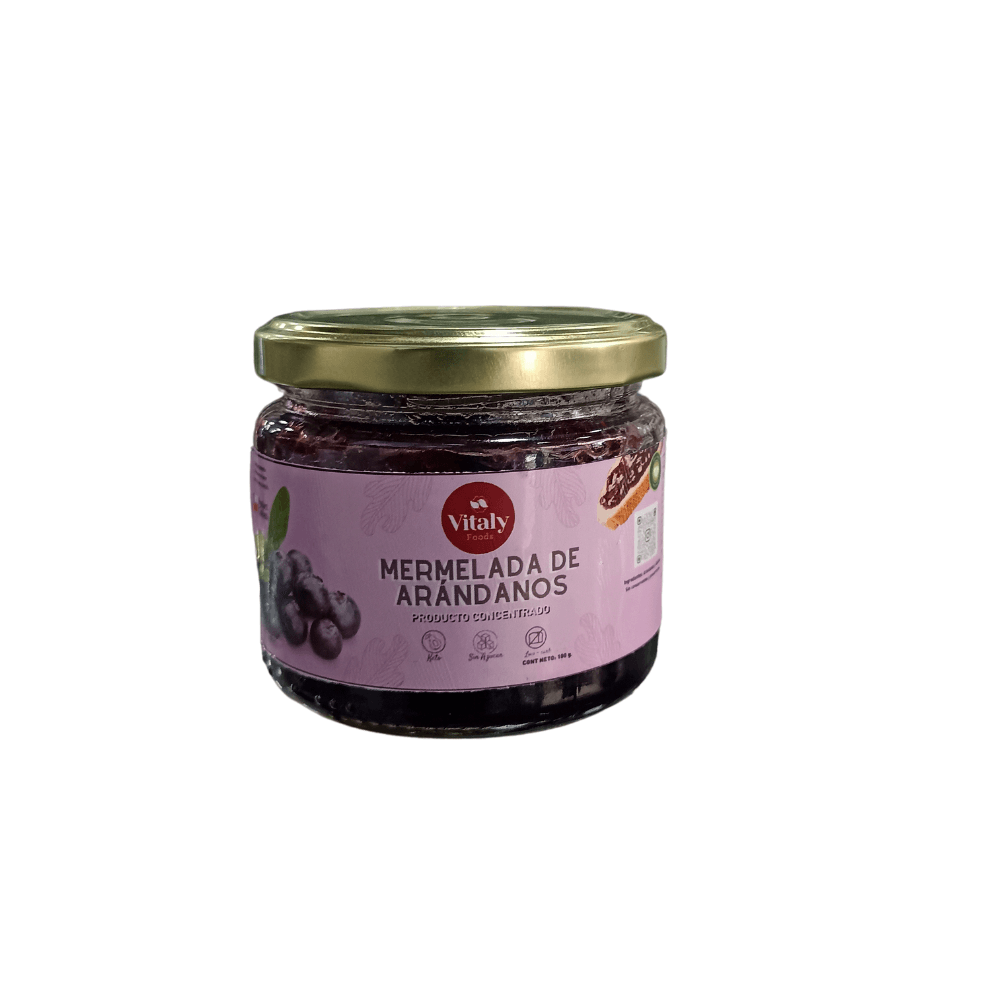 Mermelada de Arándanos sin azúcar, keto 150 g