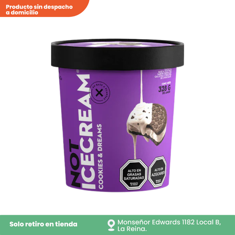 Helado vegano cookies y dreams 328 g