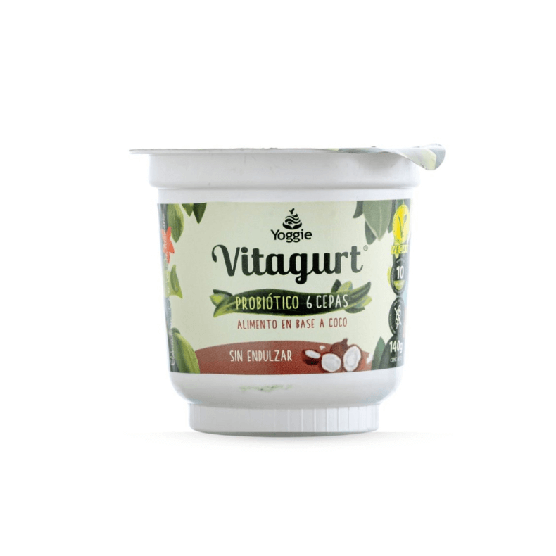 Yogurt vegetal de coco natural sin endulzar 140 g