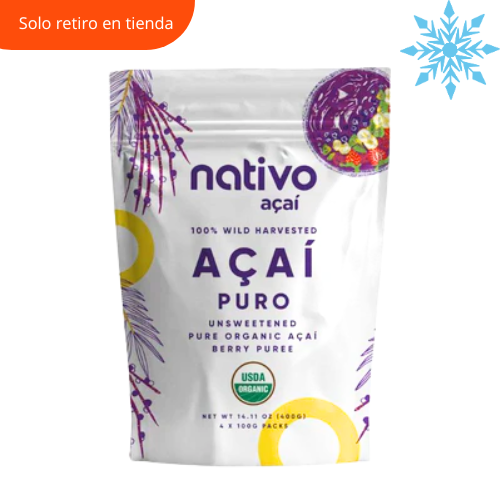 Acaí puro orgánico 400 g