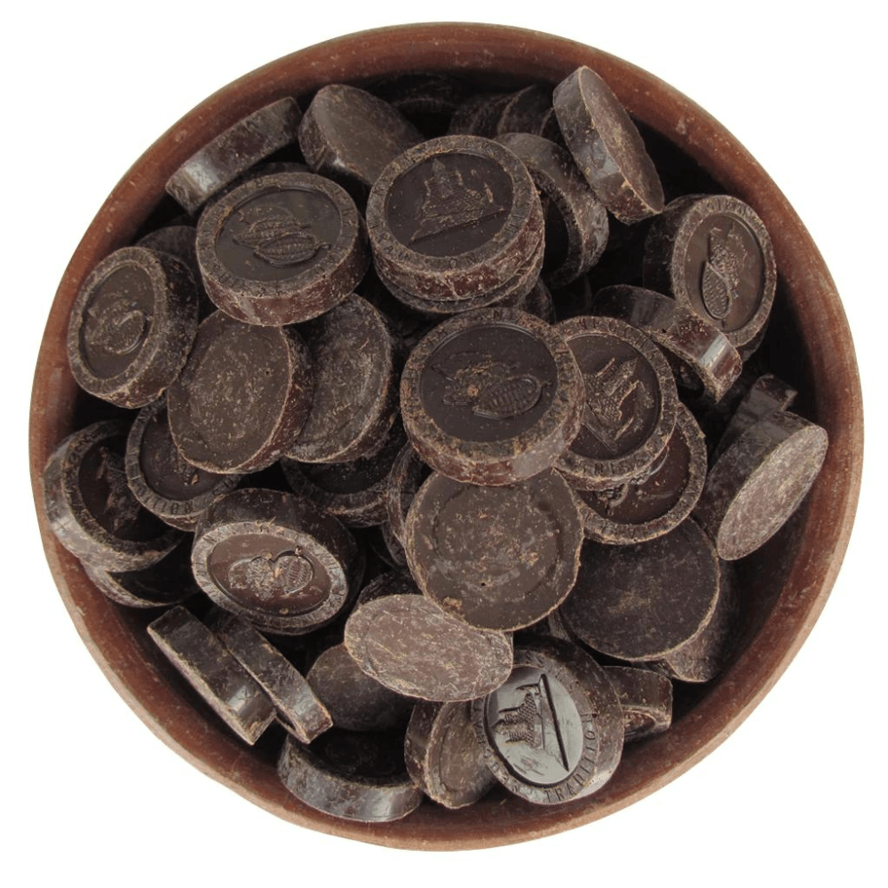 Monedas de chocolate bitter al 85% cacao sin azúcar 180 g