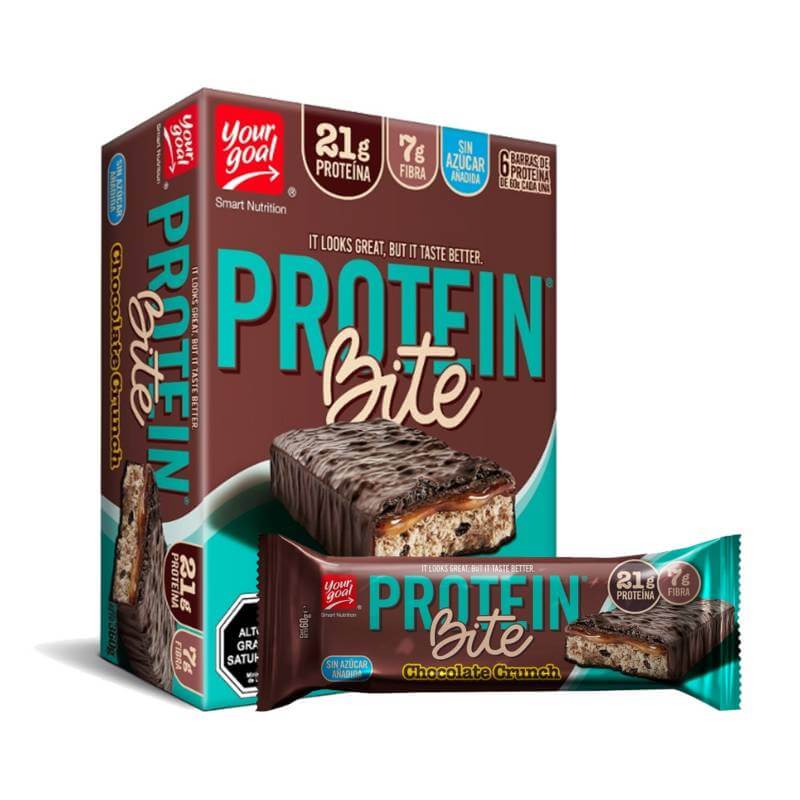 Caja de proteínas Protein Bite chocolate crujiente 4 uds 55 g