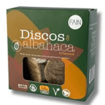 Galletas keto saladas en base a almendras y albahaca en forma de discos 150 G