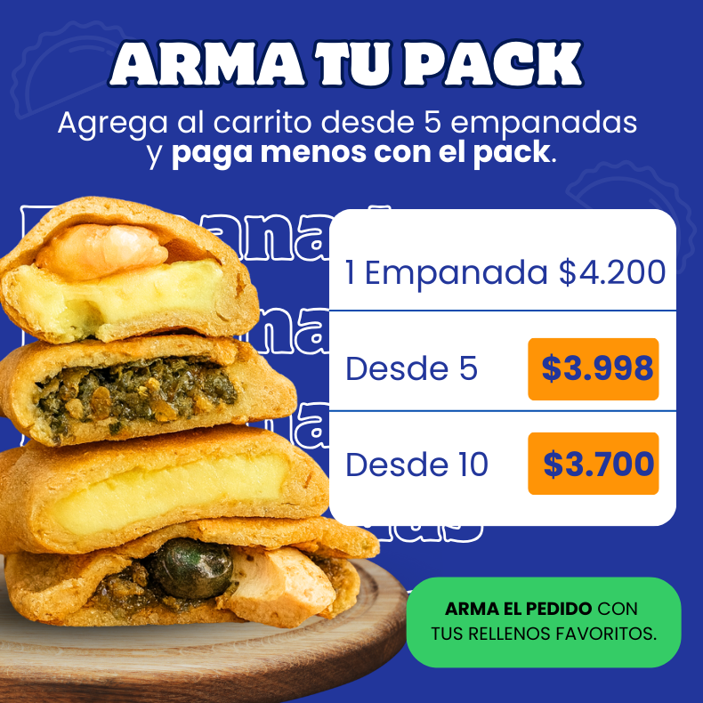Empanada de pino (carne picada) dieciochera, (keto, sin gluten y sin lactosa) 150 g 1 unidad