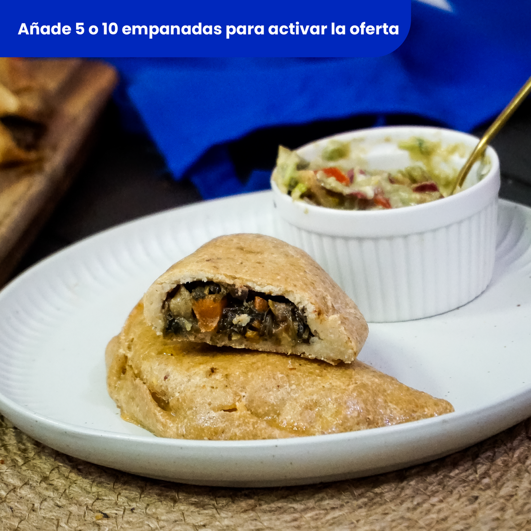 Empanada veggi mix verduras dieciochera, (keto, sin lacteos, sin gluten) 145 g 1 unidad