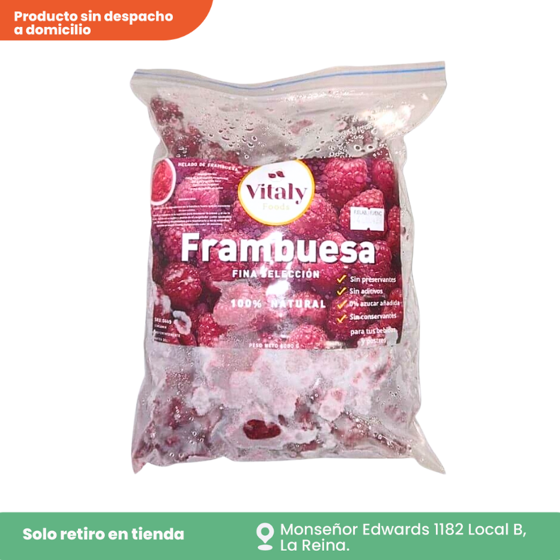 Frambuesas congeladas 1 kg