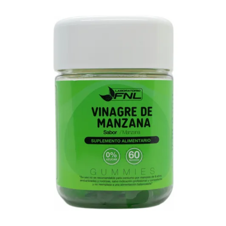 Vinagre de manzana sin azúcar 60 gomitas
