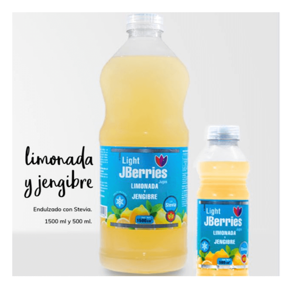 Jugo limonada y jengibre 1,5 litros