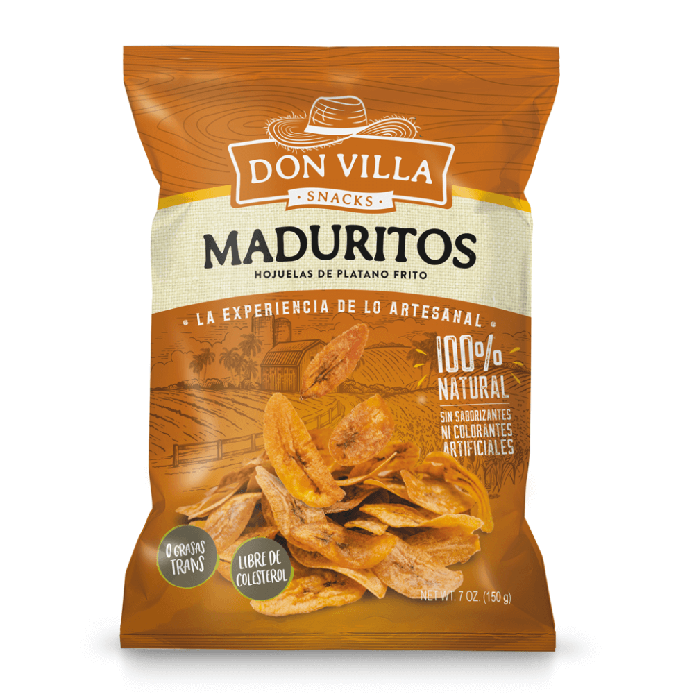 Maduritos Chips, Hojuelas de plátanos maduros 135 G