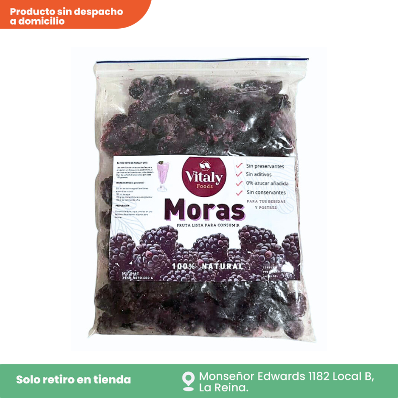 Moras congeladas 500 g