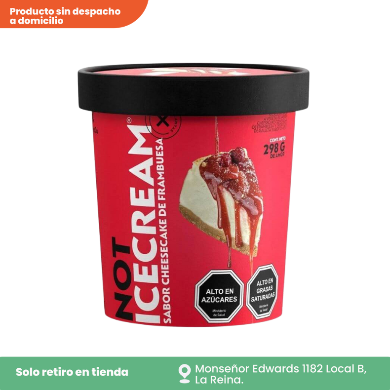 Helado vegano cheesecake frambuesa 298 g