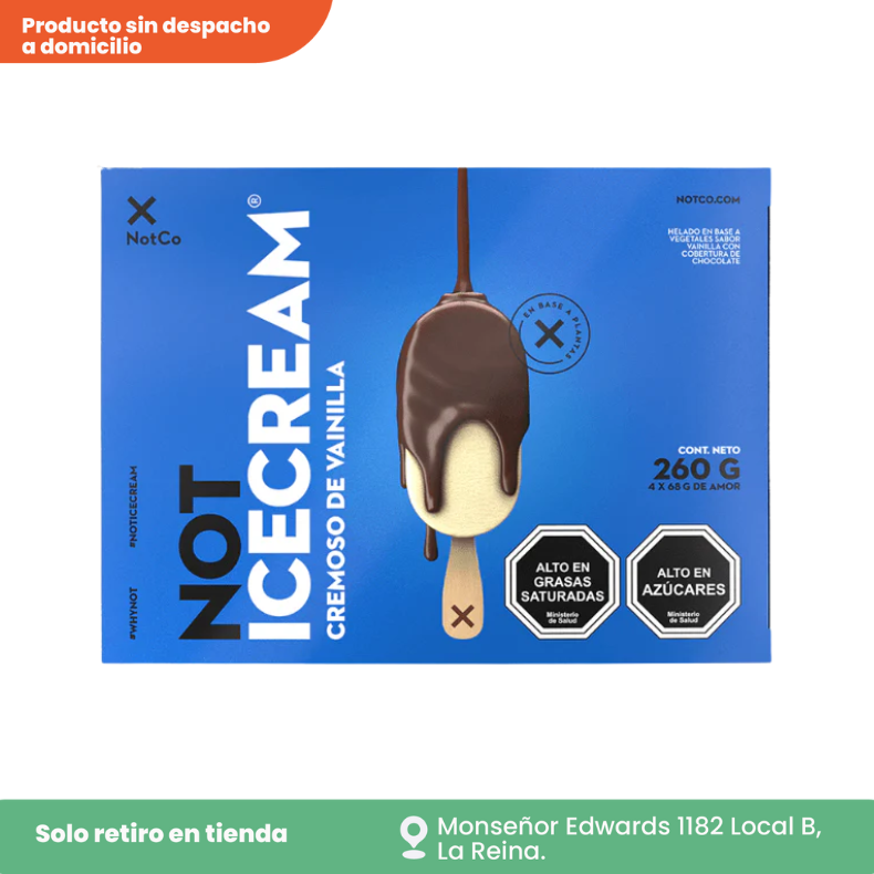 Helado vegano en paleta vainilla 65 g