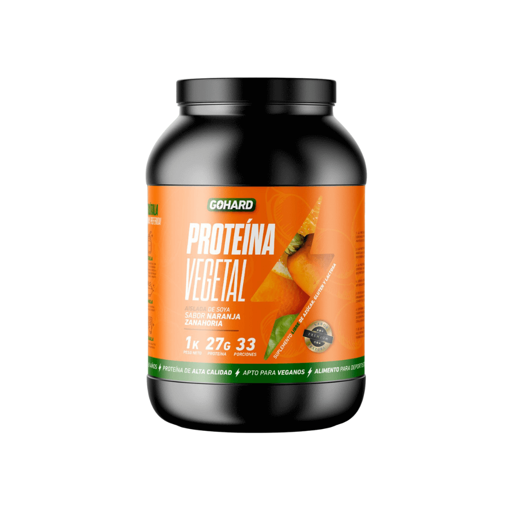 Proteína vegetal aislada de soya sabor naranja zanahoria 1 kg