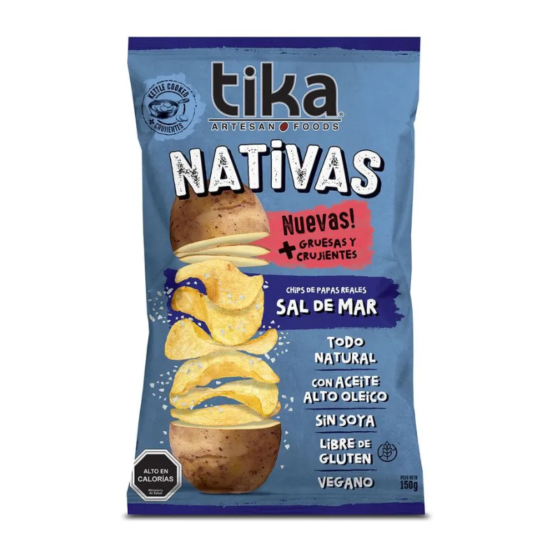 Papas nativas sal de mar 150 g