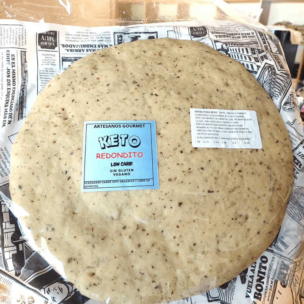 Base para pizzas sin gluten keto