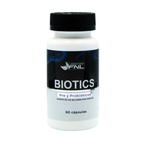 Biotics pre y probioticos 60 capsulas