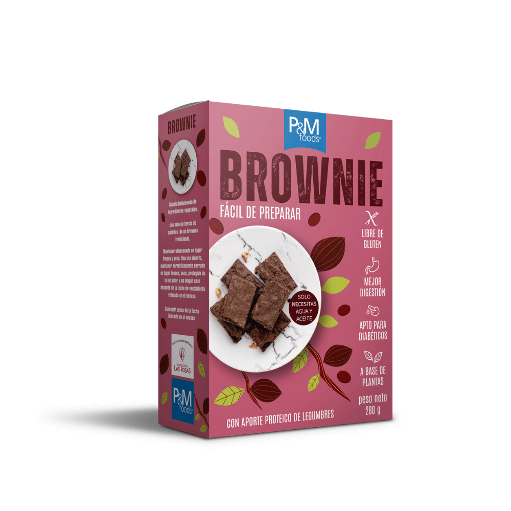 Premezcla sin gluten en base a legumbres para brownie 280 g