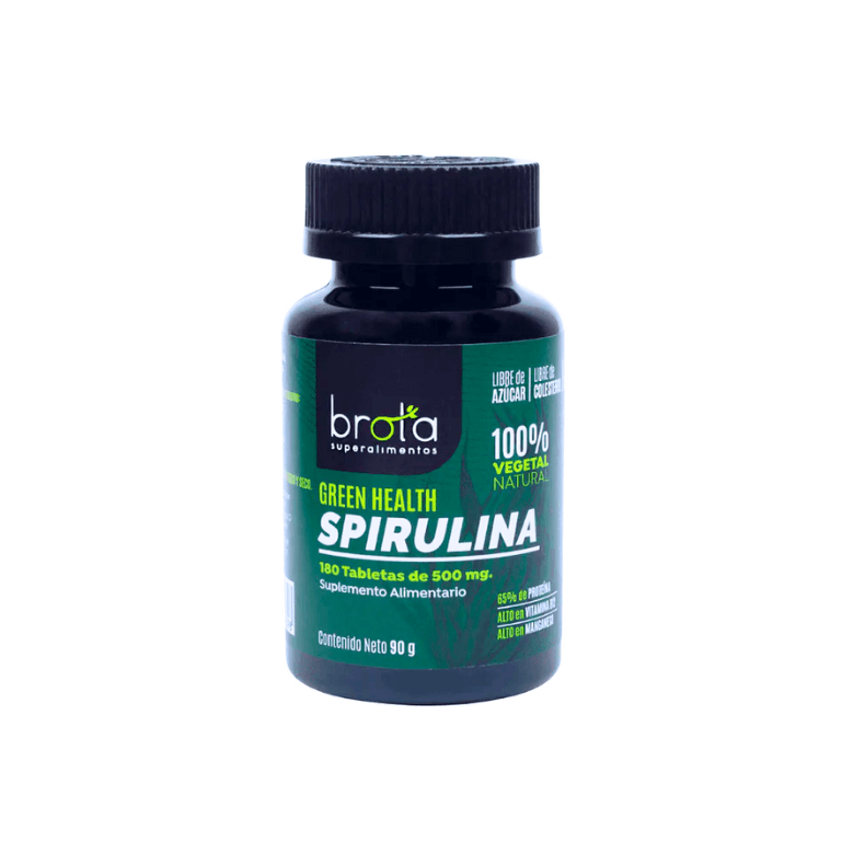 Espirulina verde salud 180 tabletas