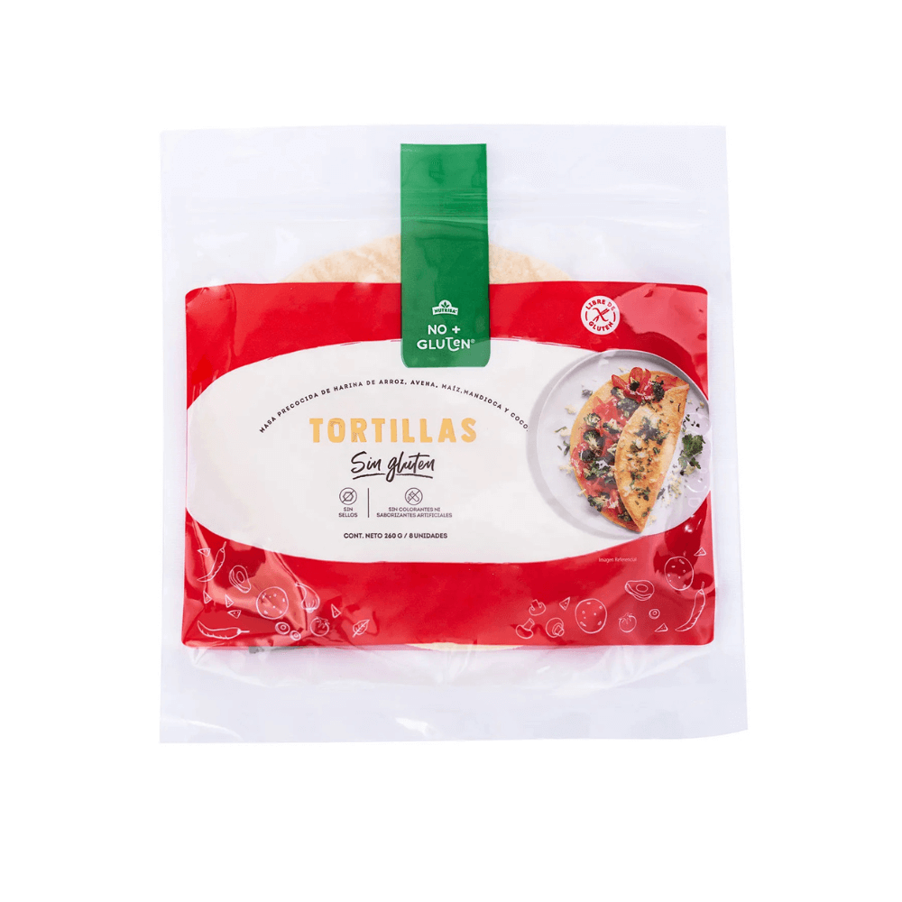 Tortillas sin gluten 260 g 8 unidades