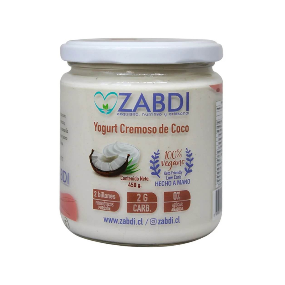 Yogurt vegano en base a coco 450 g