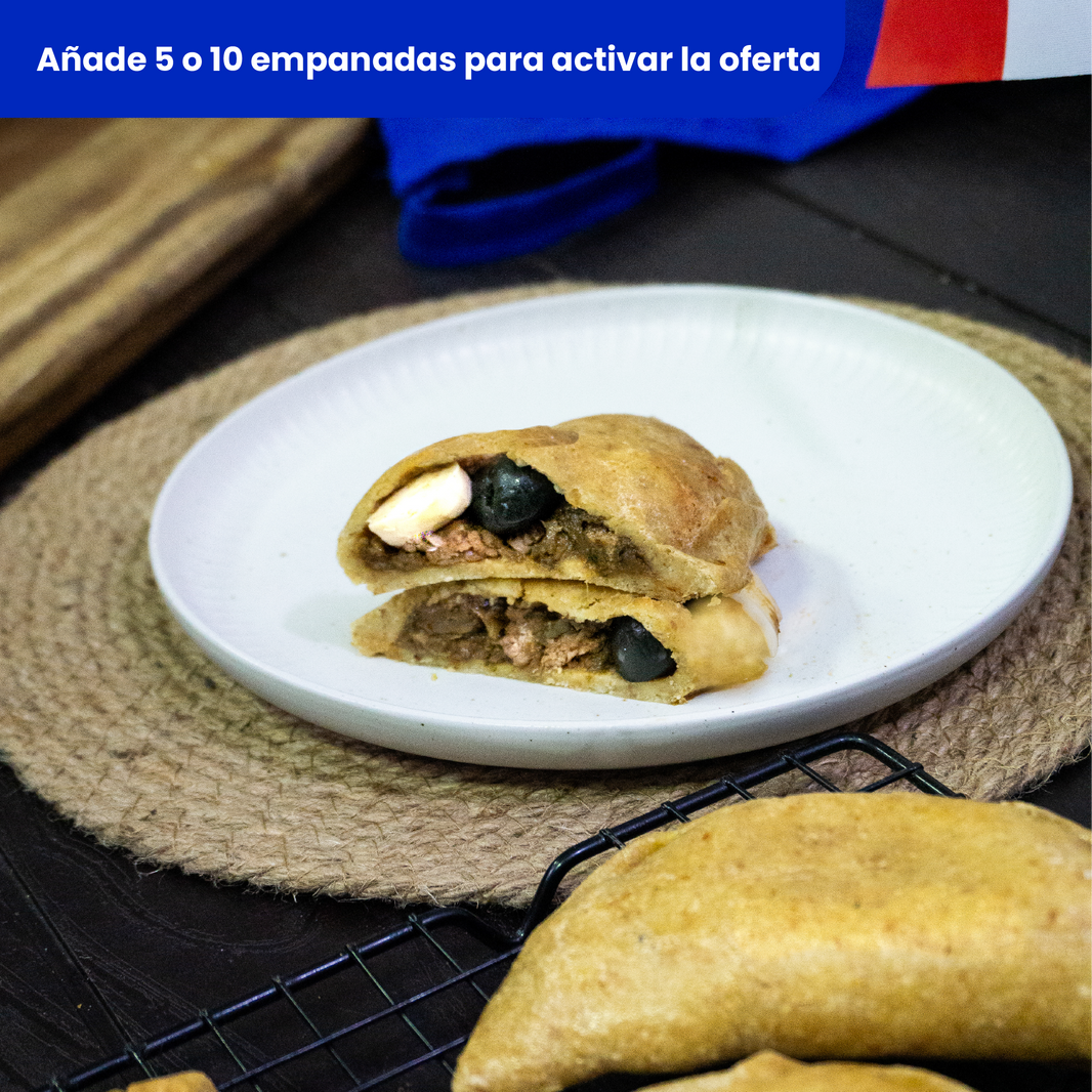 Empanada de pino (carne picada) dieciochera, (keto, sin gluten y sin lactosa) 150 g 1 unidad