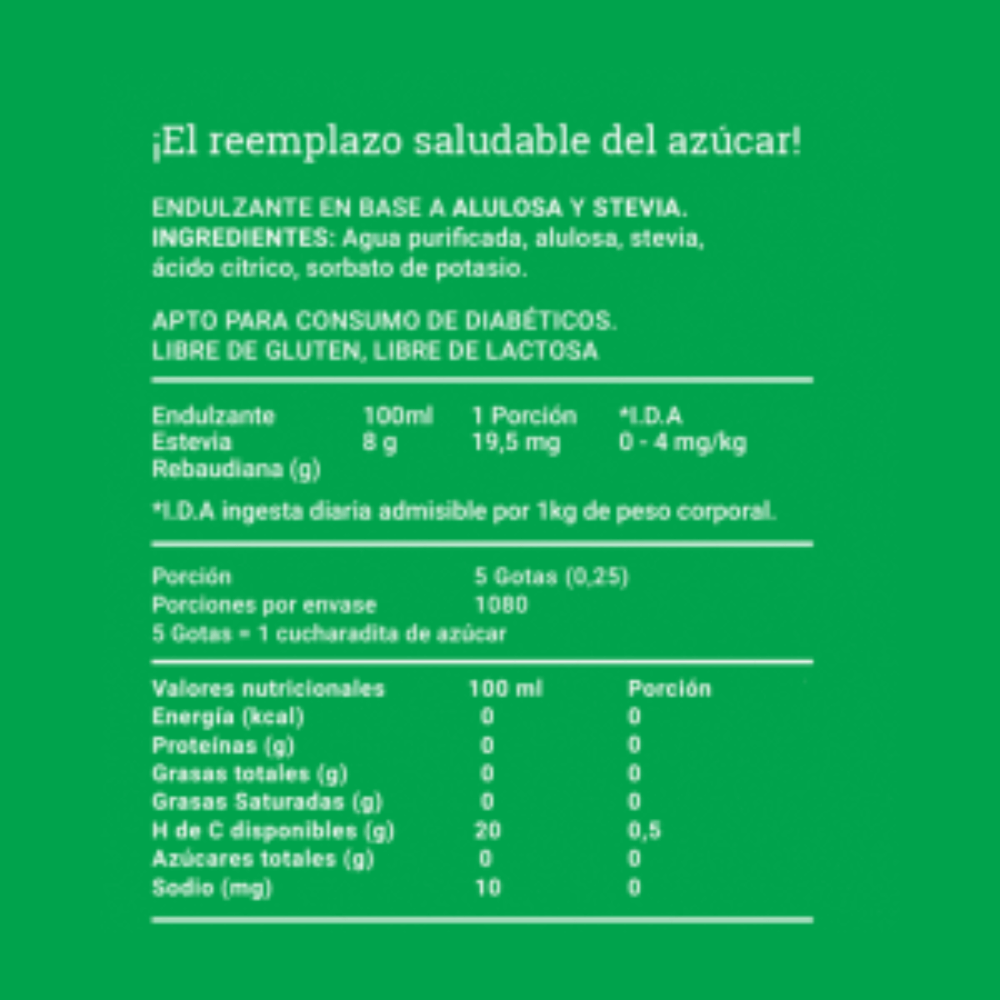 Stevia en gotas 270 ml