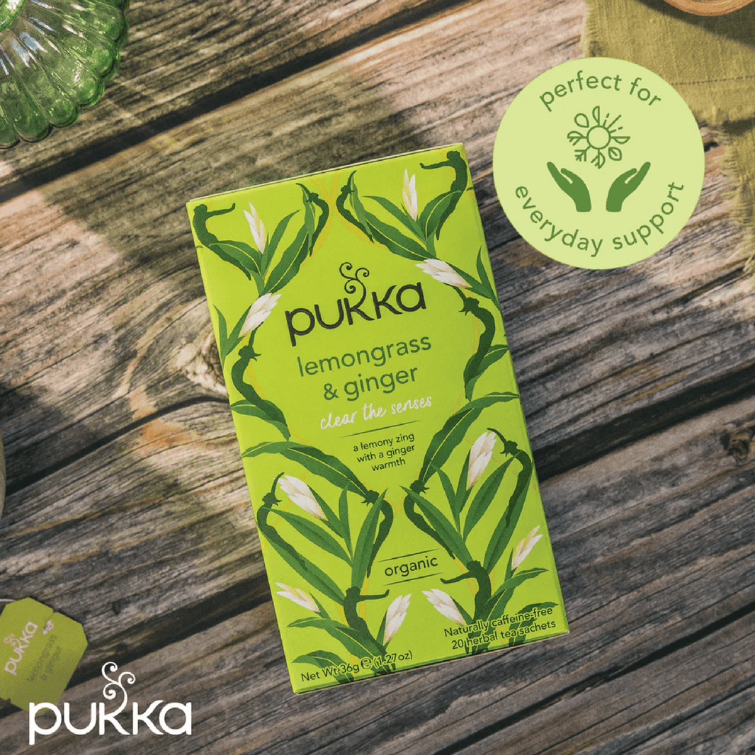 Té orgánico Pukka lemongrass jengibre 20 sachets