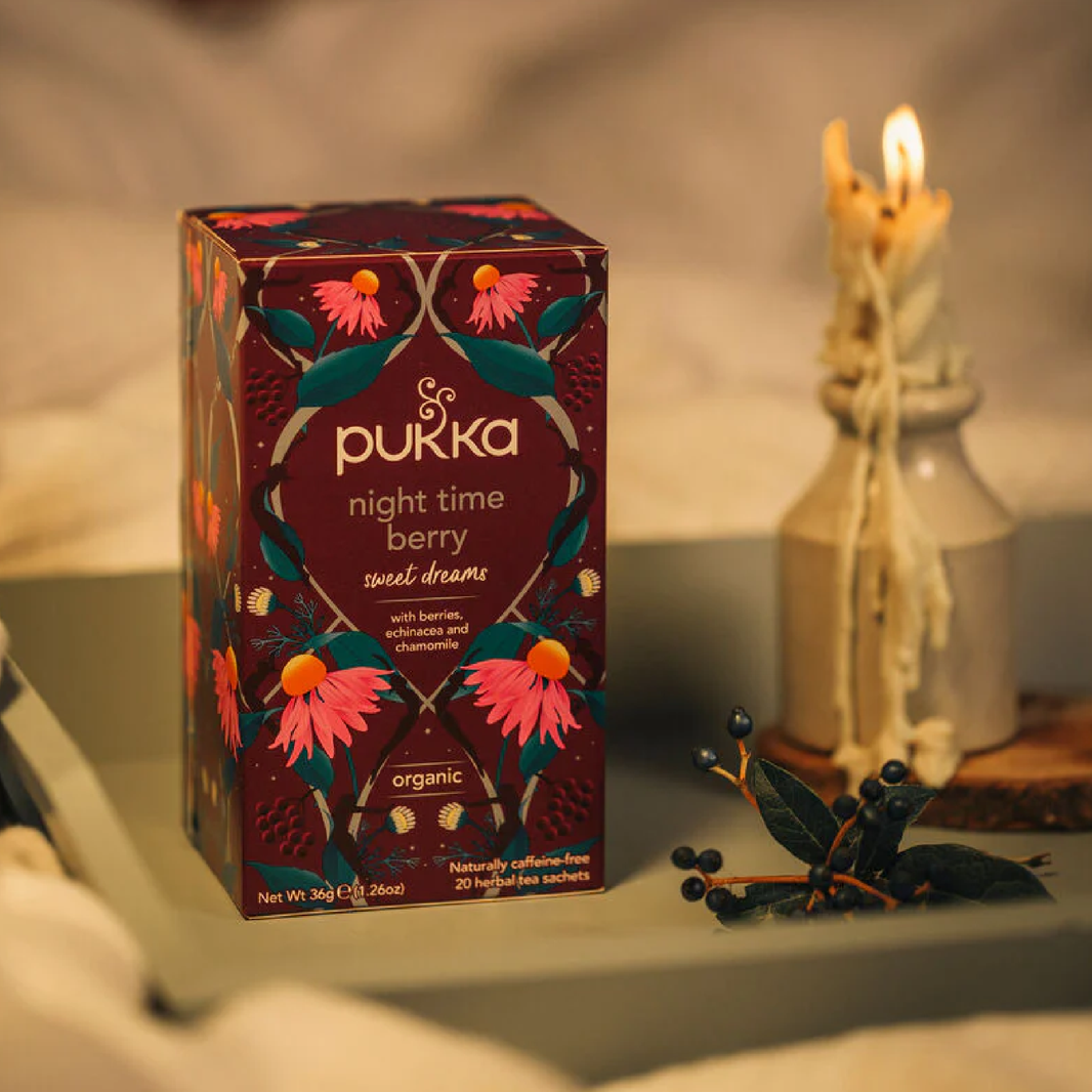 Té orgánico Pukka night time berry 20 sachets