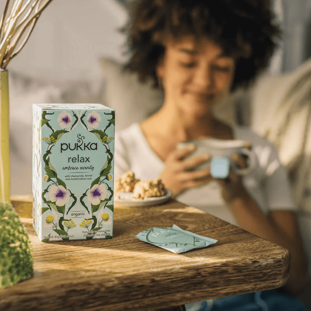 Té orgánico Pukka relax embrace serenity 20 sachets