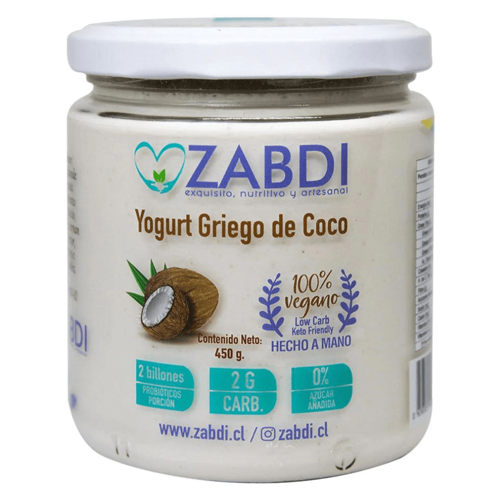 Yogurt vegano en base a coco 450 g