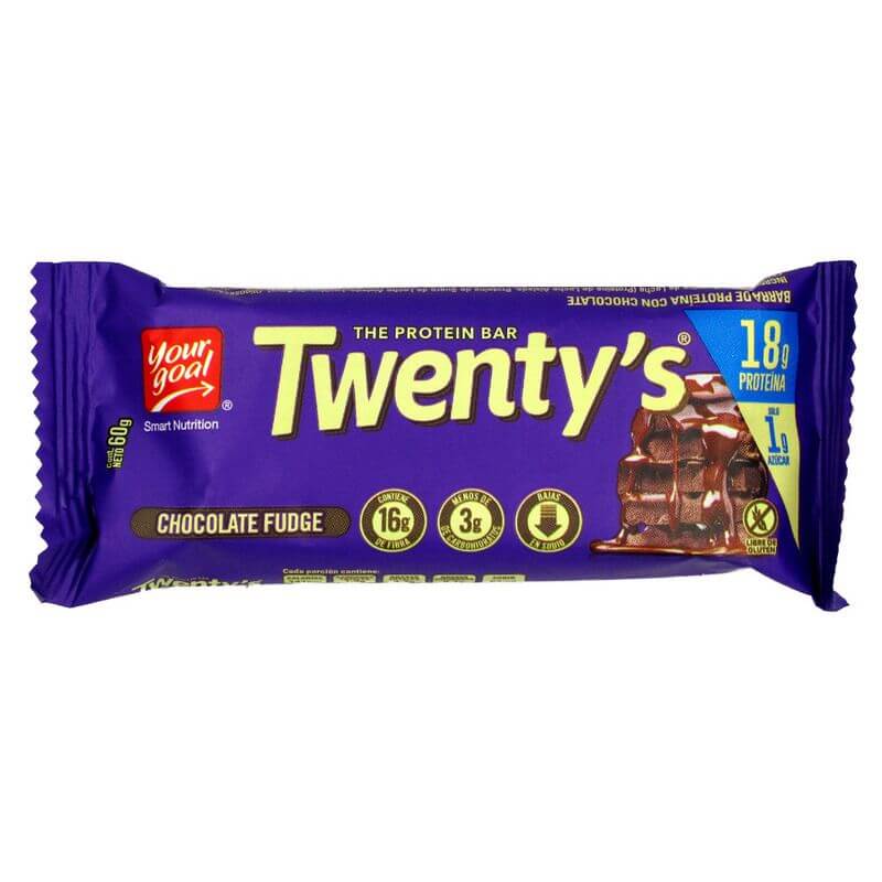 Barra de proteína Twenty's chocolate fundge 60 g