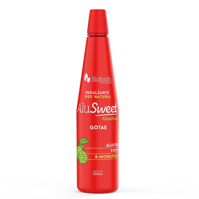 Monkfruit (Esteva y alulosa sabor a frutos del monje) en gotas 180 ml