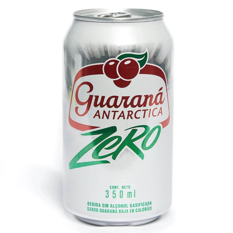 Bebida gaseosa de guaraná cero 350 ml