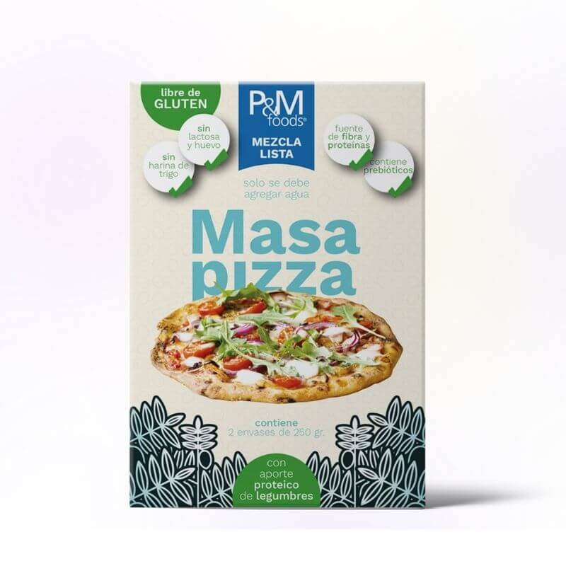 Premezcla sin gluten masa para pizza 500 g