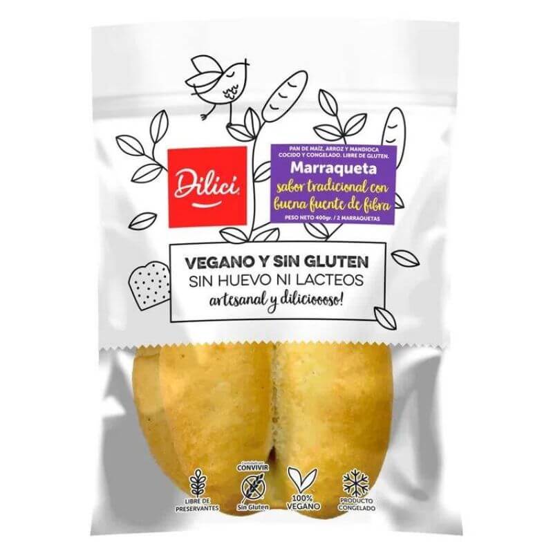 Pan marraqueta sin gluten 400 g