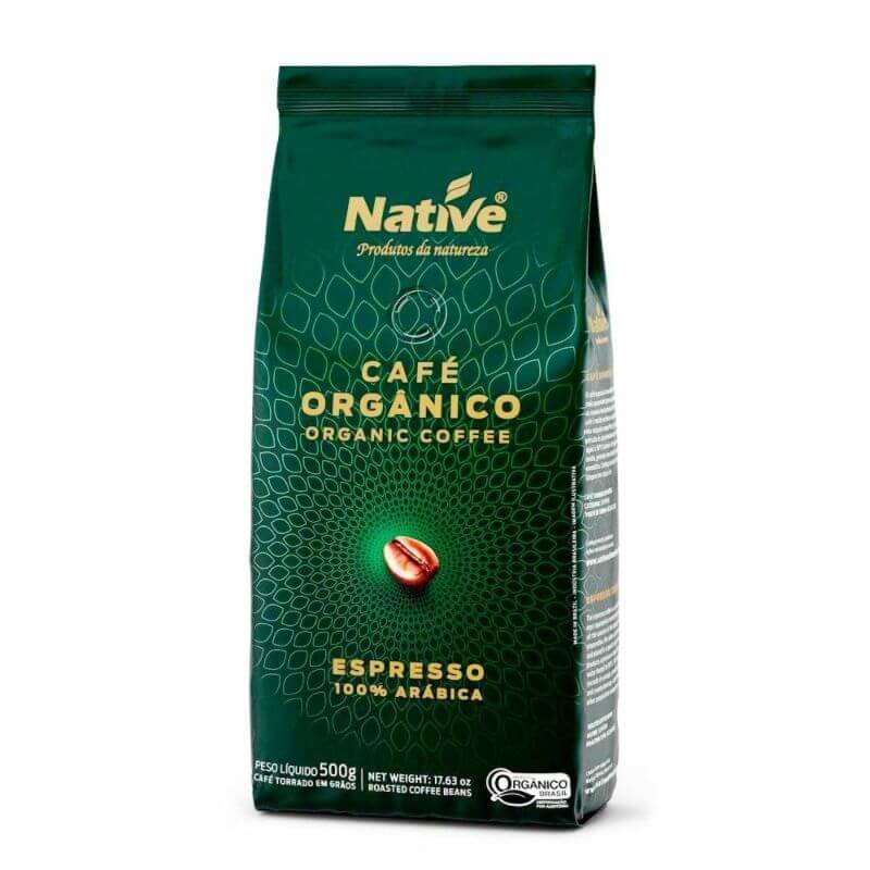 Café orgánico en grano 500 g