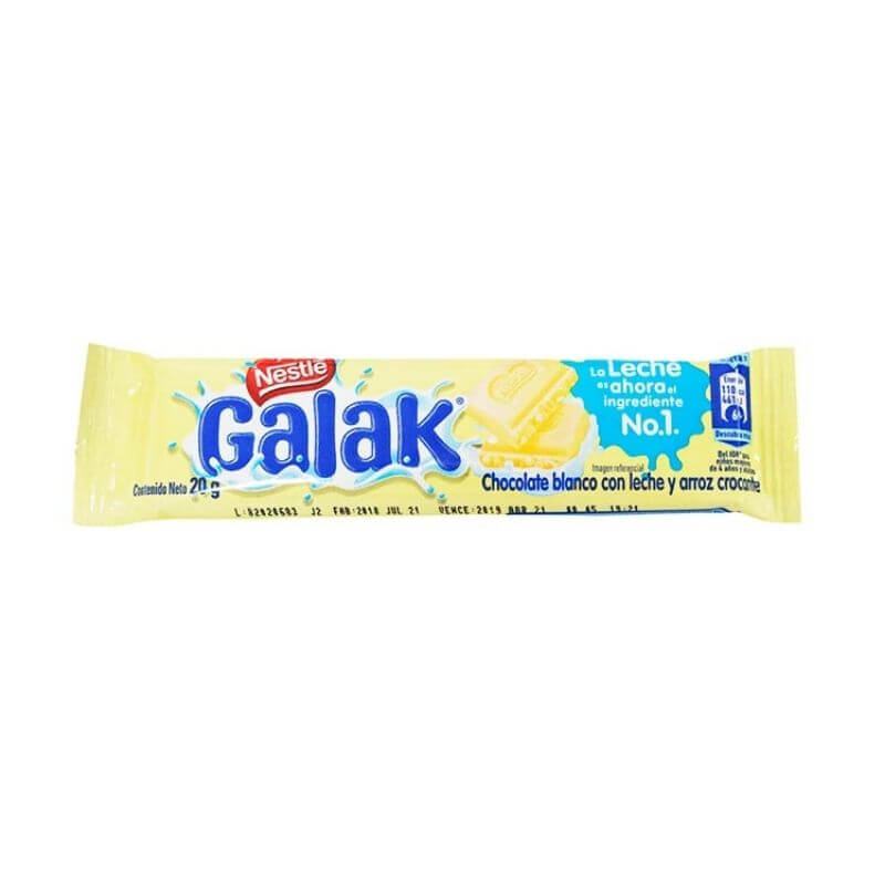 Barra de chocolate blanco Galak 30 g