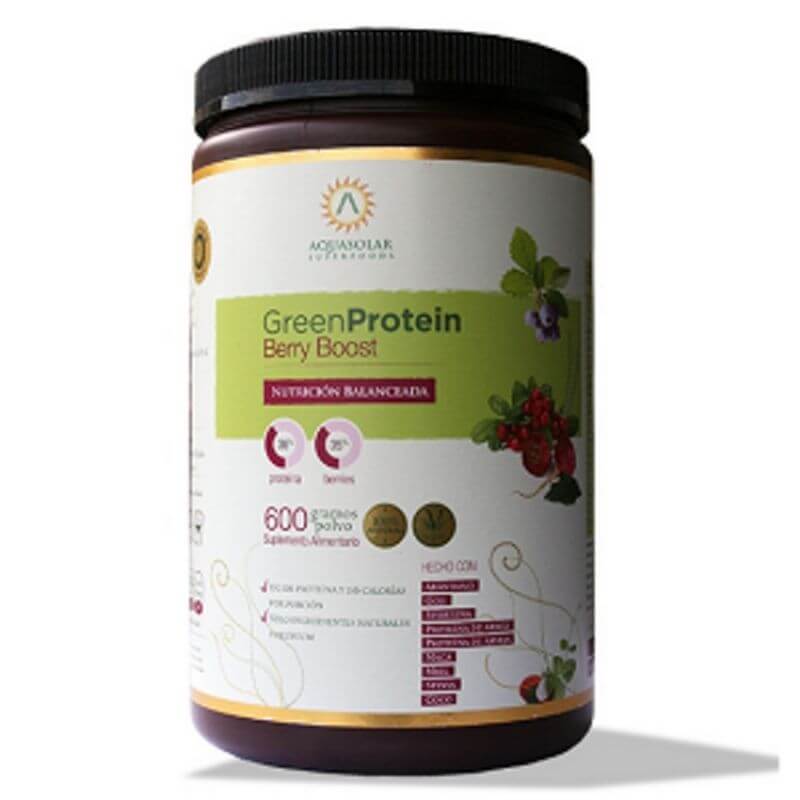 Proteina vegetal Proteína verde berry boost 600 g