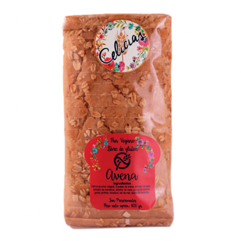 Pan de avena sin gluten 600 g