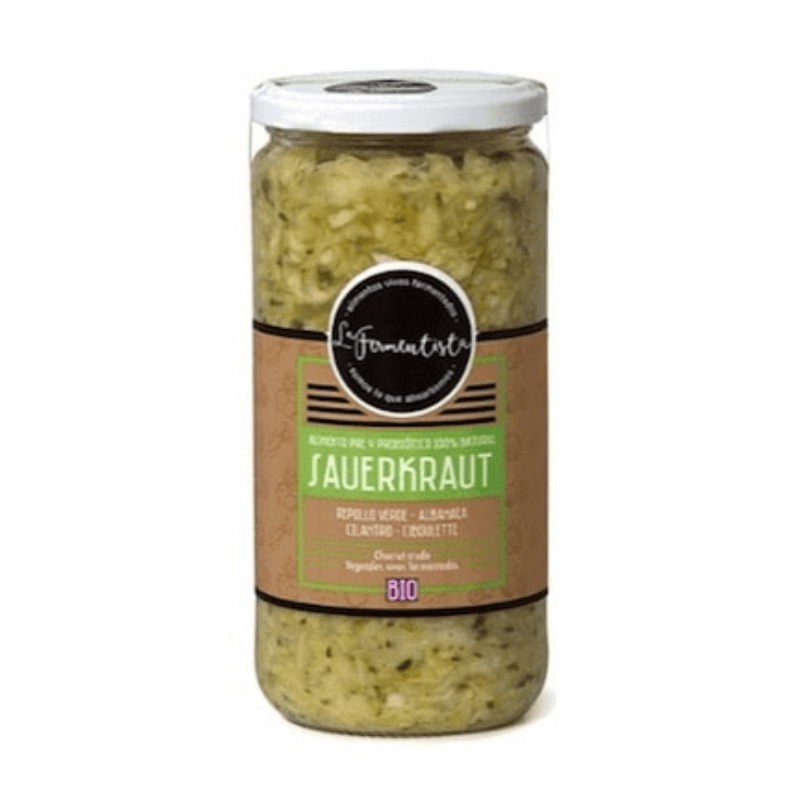 Chucrut fermentado verdes vivos 680 g